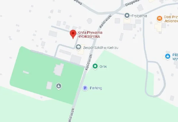 Lokalizacja Kryta Pływalnia HYDROSFERA na mapie